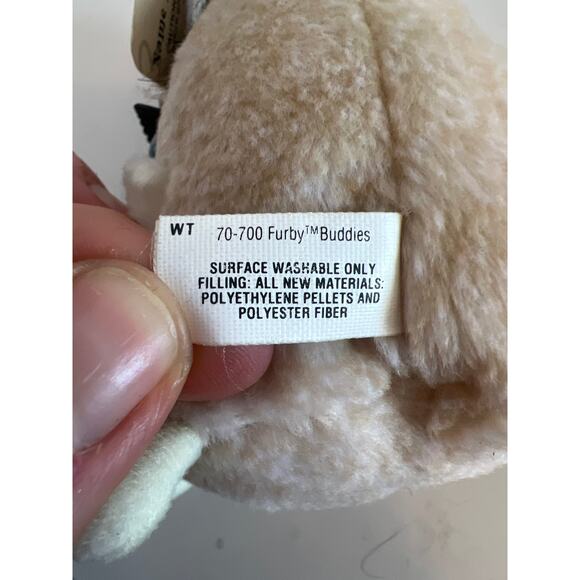 FURBY BUDDIES BEAN BAG PLUSH NON TALKING TOY VINTAGE 1999 TOH LOO DO MOH NWT - Picture 9 of 10